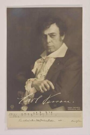 Rollenbildnis Karl Perron als Onegin