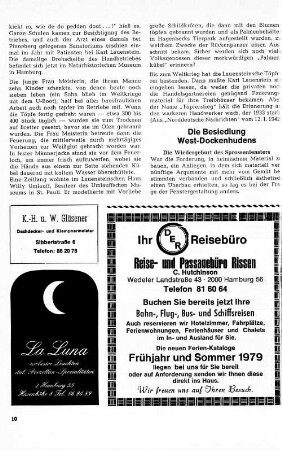 Die Besiedelung West-Dockenhudens