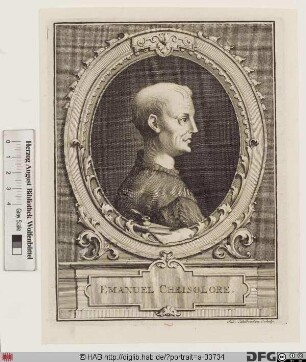 Bildnis Manuel Chrysoloras