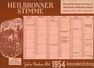 Werbekalender der "Heilbronner Stimme"