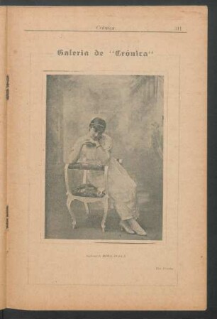 [Retrato de] Señorita Rosa Irala