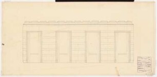 Schloss Posen, Posen Umbau: Wandabwicklung Gauleitervorhalle 2.OG 1:20