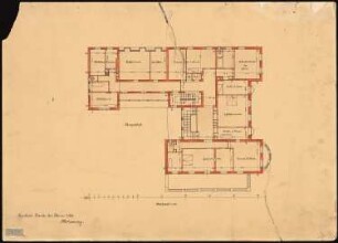 Landhaus Julius Voster, Oberkassel bei Bonn: Grundriss OG