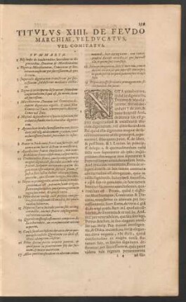 Titulus XIIII. De Feudo Marchiae, Vel Ducatus, Vel Comitatus.