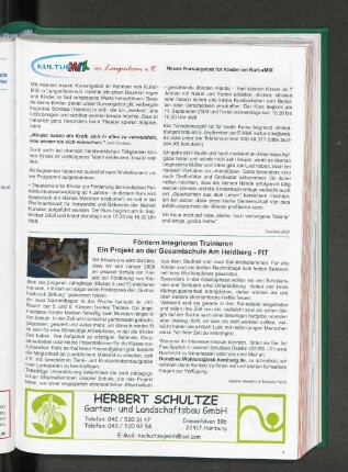 Fördern Integrieren Trainieren Ein Projekt an der Gesamtschule Am Heidberg - FIT