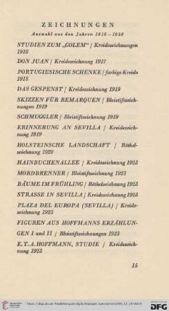 Zeichnungen