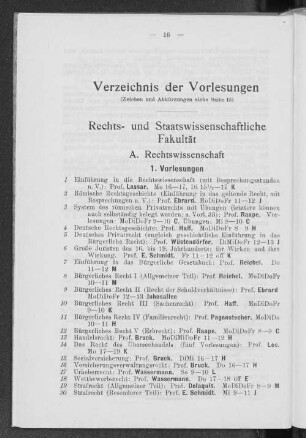 A. Rechtswissenschaft