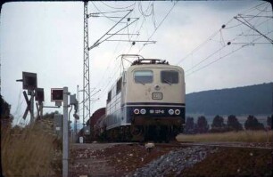 Treuchtlingen Einfahrt Lok 151 127 Güterzug