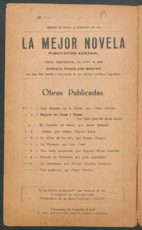 Obras publicadas