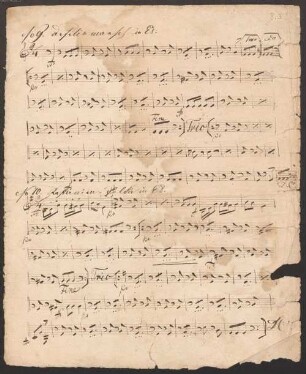 Wind music, winds, Es-Dur, Excerpts - Sachrang, Museum Müllner-Peter 8.3 : [without title]
