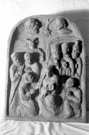 Freiburg: Relief [Krippenszene], Morle