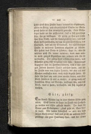 Güte, gütig.