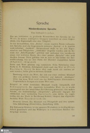 Niederdeutsche Sprache