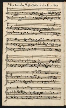 Nun komm der Heiden Heiland; org; BWV 660