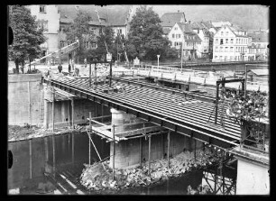 Bau der neuen Tauberbrücke
