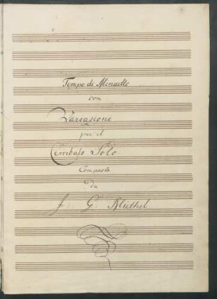 Variationen; cemb; F-Dur