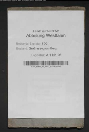 Kommunalrechnung der Mairie St. Mauritz pro 1811