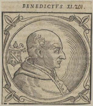 Bildnis von Papst Benedictus XI.