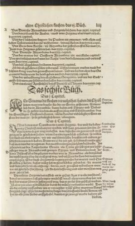 Das sechste Buch.