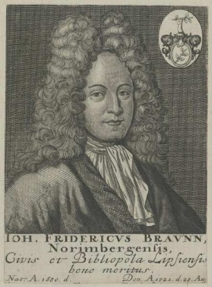 Bildnis des Joh. Fridericvs Bravnn