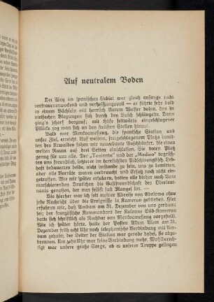 45, Auf neutralem Boden
