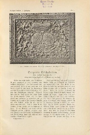 Kunstgewerbeblatt : Vereinsorgan der Kunstgewerbevereine Berlin, Dresden, Düsseldorf, Elberfeld, Frankfurt a. M., Hamburg, Hannover, Karlsruhe I. B., Königsberg i. Preussen, Leipzig, Magdeburg, Pforzheim und Stuttgart. 5. 1889