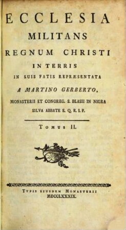 Ecclesia militans regnum Christi in terris, 2