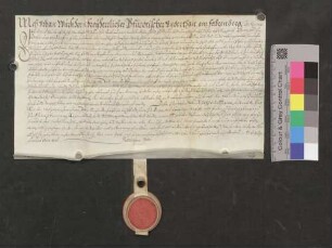 Urban Wursthorn, freiherrlich pfirtischer Untertan am Fahrenberg, leiht von der Kirche St. Johann zu Breitnau 150 Gulden.