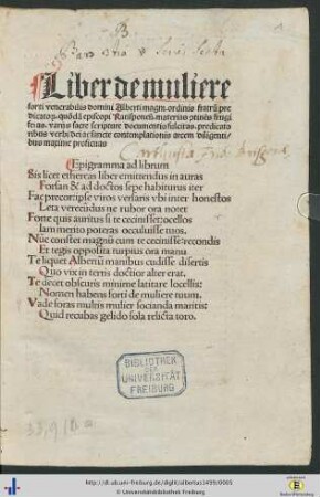 Epigramma ad librum.