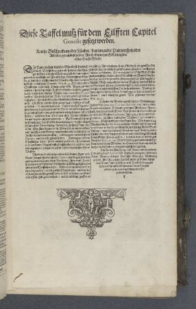 Kurtze Beschreibung der Länder darinnen die Patriarchen oder Altväter gewandelt haben Welche dienet zur Erklärung des ersten Buchs Mosis.