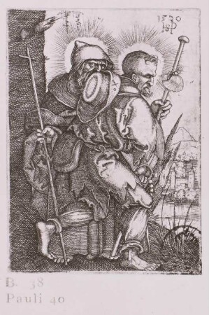 Christus und die zwölf Apostel: Philippus und Jakobus d.-.