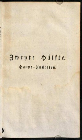 1-497, Haupt-Anstalten.