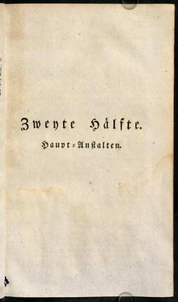1-497, Haupt-Anstalten.