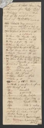 Bestellung von Musikalien für Gustav André in Philadephia
