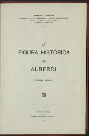La figura histórica de Alberdi