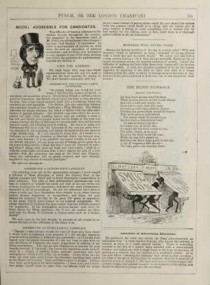 Model addresses for candidates; The blind nuisance