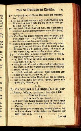 B) Die Lehre von der lebendigen (das ist: wirksamen, thätigen heilsamen, kräftigen) Erkenntniß Gottes.