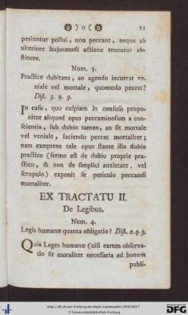 Ex Tractatu II.
