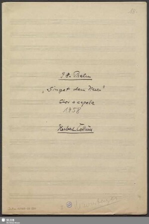 [1]: Singet dem Herrn - D.Mus.15350-ZZ-590(Group01) : Coro