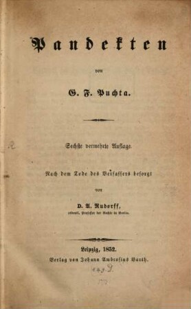 Pandekten