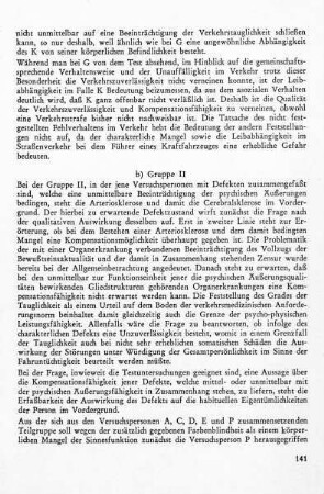 b) Bei Defekten mit unmittelbarer Beeinträchtigung