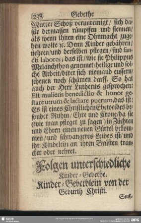 Folgen unterschiedliche Kinder-Gebethe