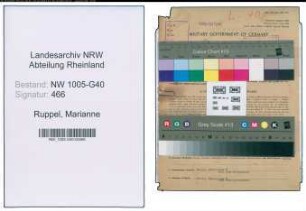Entnazifizierung Marianne Ruppel , geb. 11.02.1915 (Referendar)