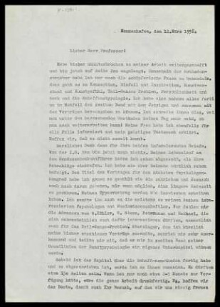 [Brief von Julius Bahle an Otto Selz vom 12. März 1938]