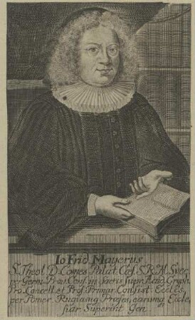 Bildnis des Iohann Fridericus Mayer