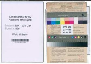Entnazifizierung Wilhelm Wick , geb. 23.01.1902 (Dentist)