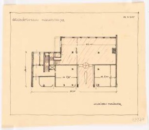 Roxy-Palast, Berlin-Schöneberg: Grundriss Geschäftshaus 1:200