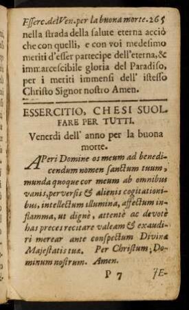 265-268, Essercitio, Chesi Suol. Fare Per Tutti; ...