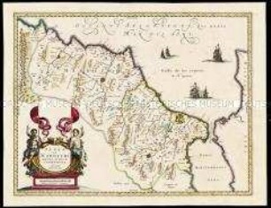 Fezzae Et Marocchi Regna Africae Celeberrima, describebat Abrah: Ortelius. Karte von Marokko aus: (Joan Blaeu: Atlas Maior, Sive Cosmographia Blauiana, Amsterdam 1662. Teil 3, Seite 3)