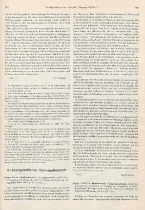 906-908 [Rezension] Krüger, Friedhelm, Humanistische Evangelienauslegung